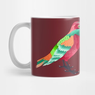 Brilliant Rainbow Bird Mug